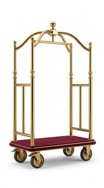 Luxury Brass Luggage Cart