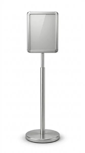 Stainless Steel Information Display Stand